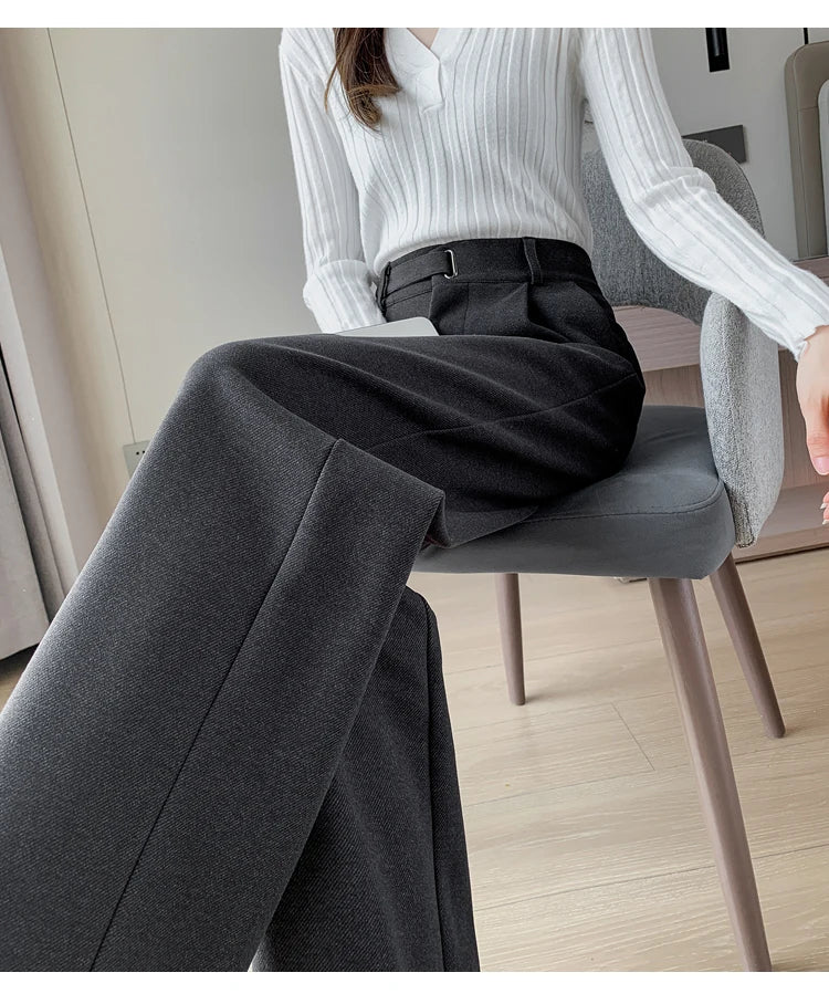 CALÇA CASUAL DE LÃ