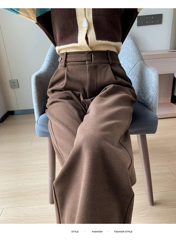 CALÇA CASUAL DE LÃ