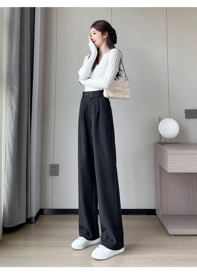 CALÇA CASUAL DE LÃ