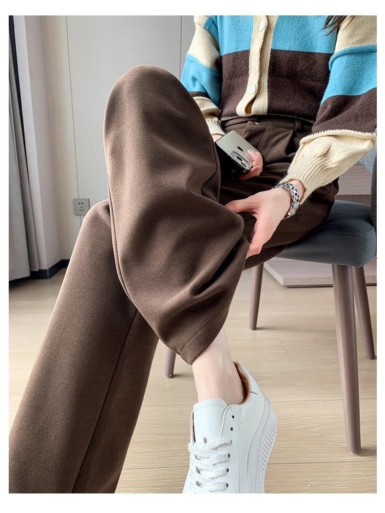 CALÇA CASUAL DE LÃ