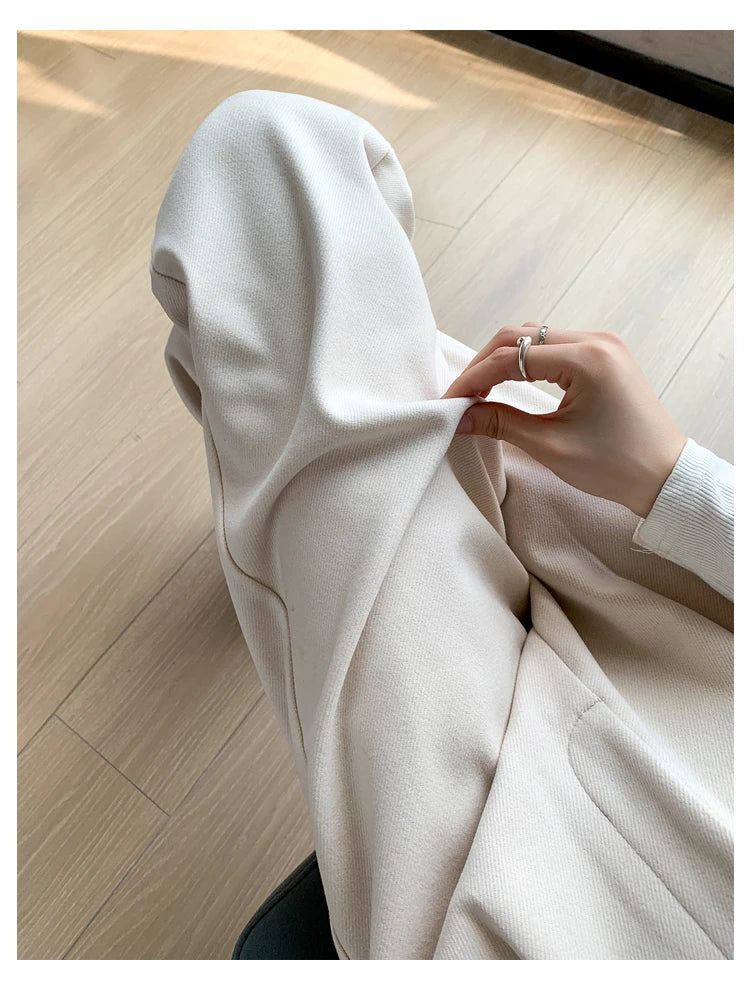 CALÇA CASUAL DE LÃ