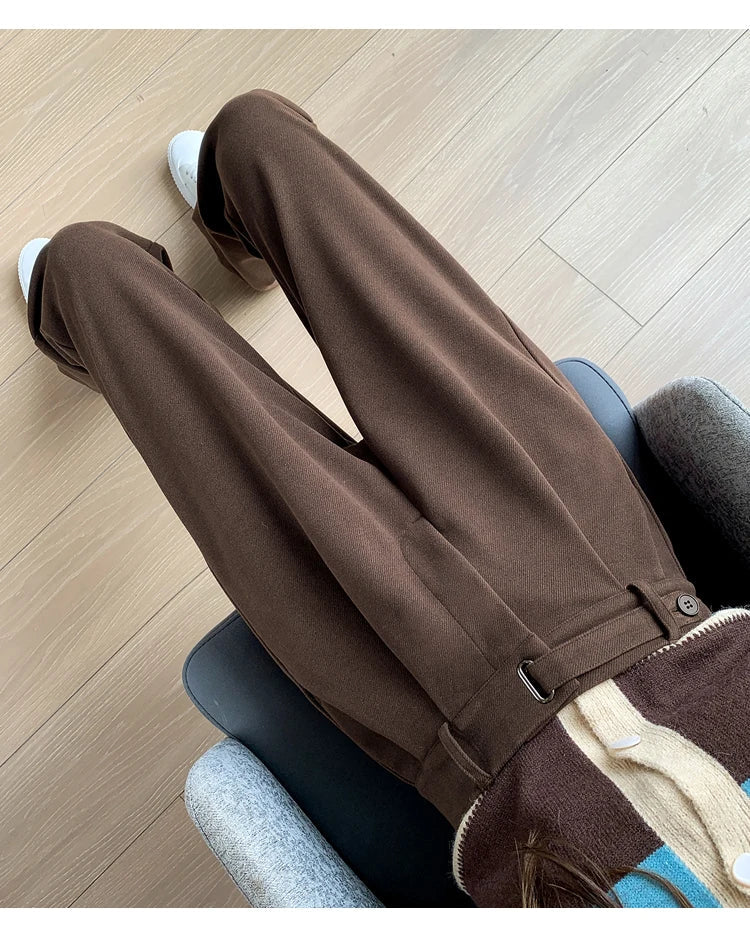 CALÇA CASUAL DE LÃ