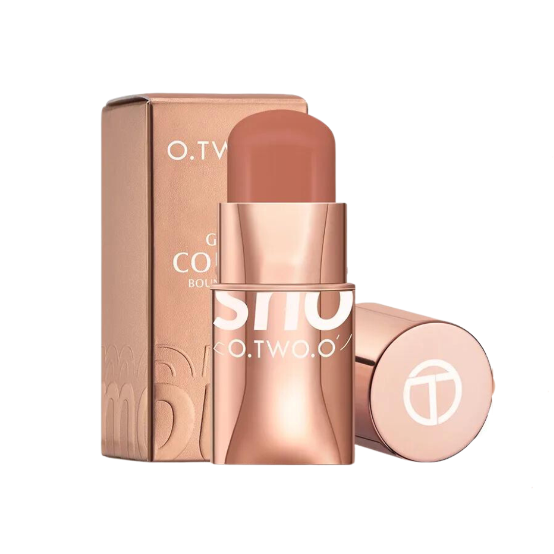 Batom Matte Lipstick 3 em 1 - Boca, Sombra e Blush
