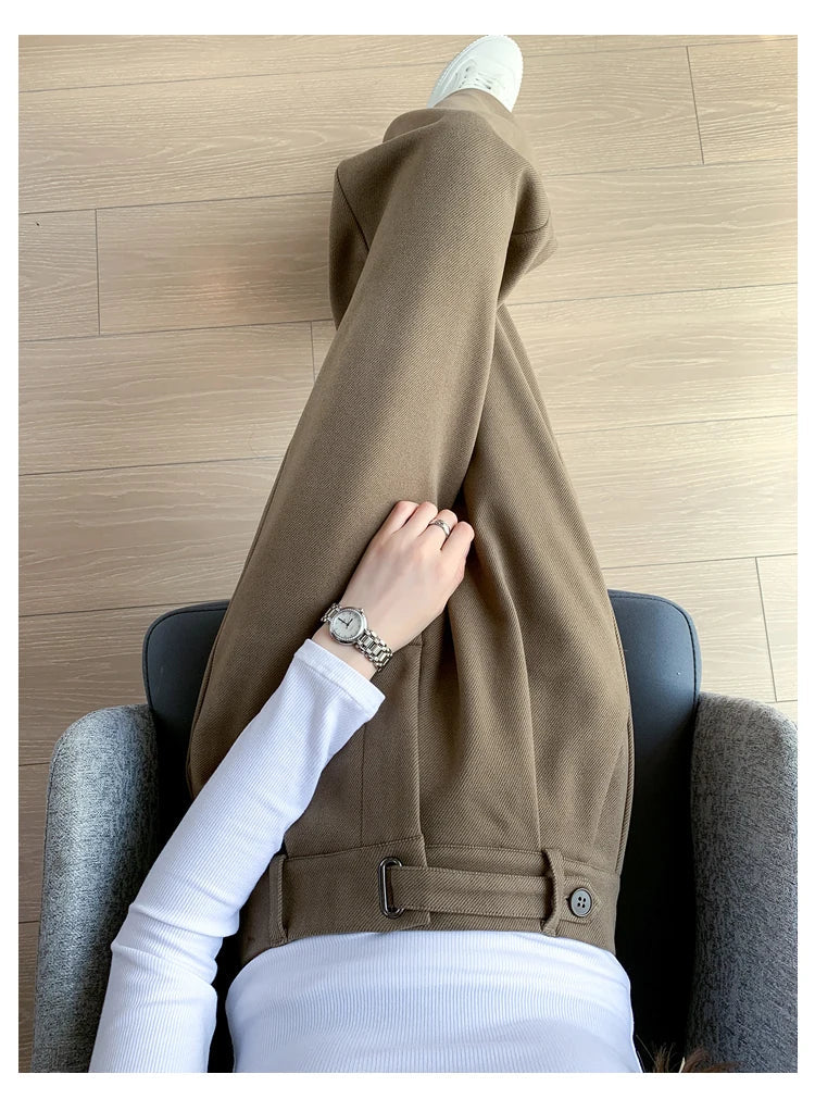 CALÇA CASUAL DE LÃ