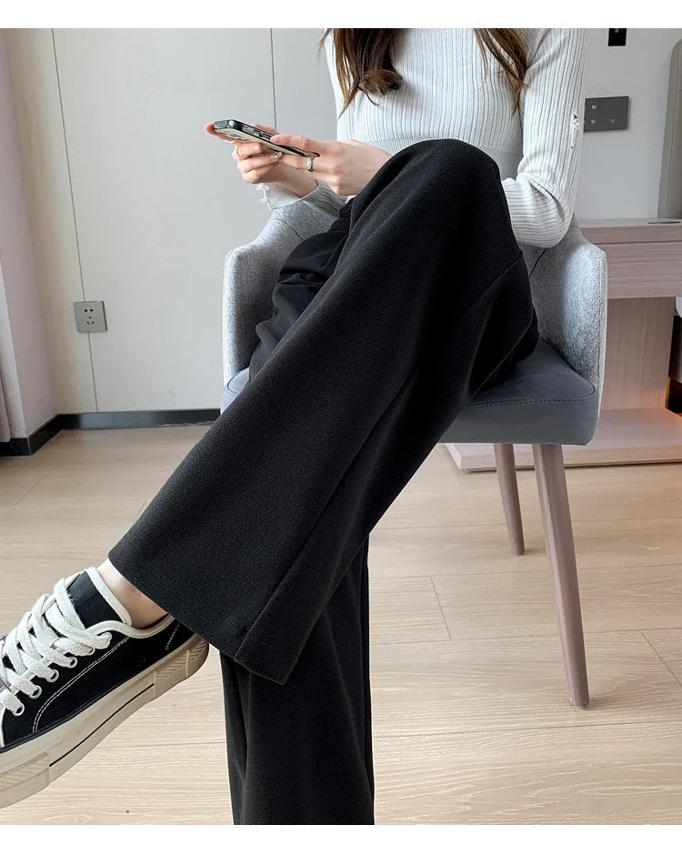 CALÇA CASUAL DE LÃ