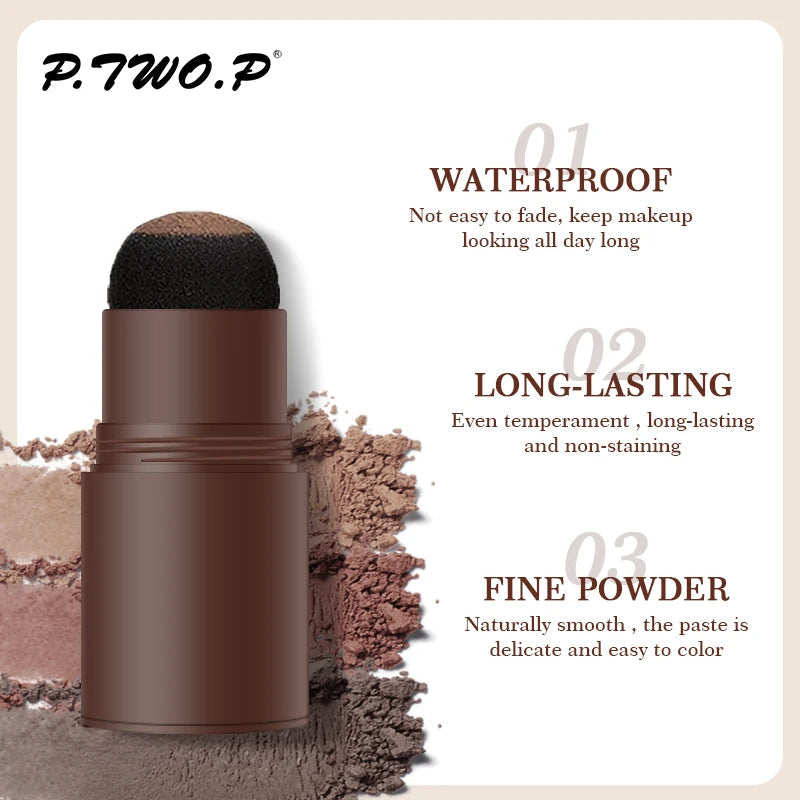 Kit BrowDesign preenchimento para sobrancelha [Molde + Sombra]