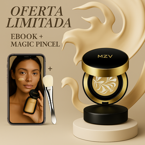 [OFERTA LIMITADA] Base MZV Perfect Skin + 2 Brindes: Magic Pincel e E-book: Guia da Beleza Eterna