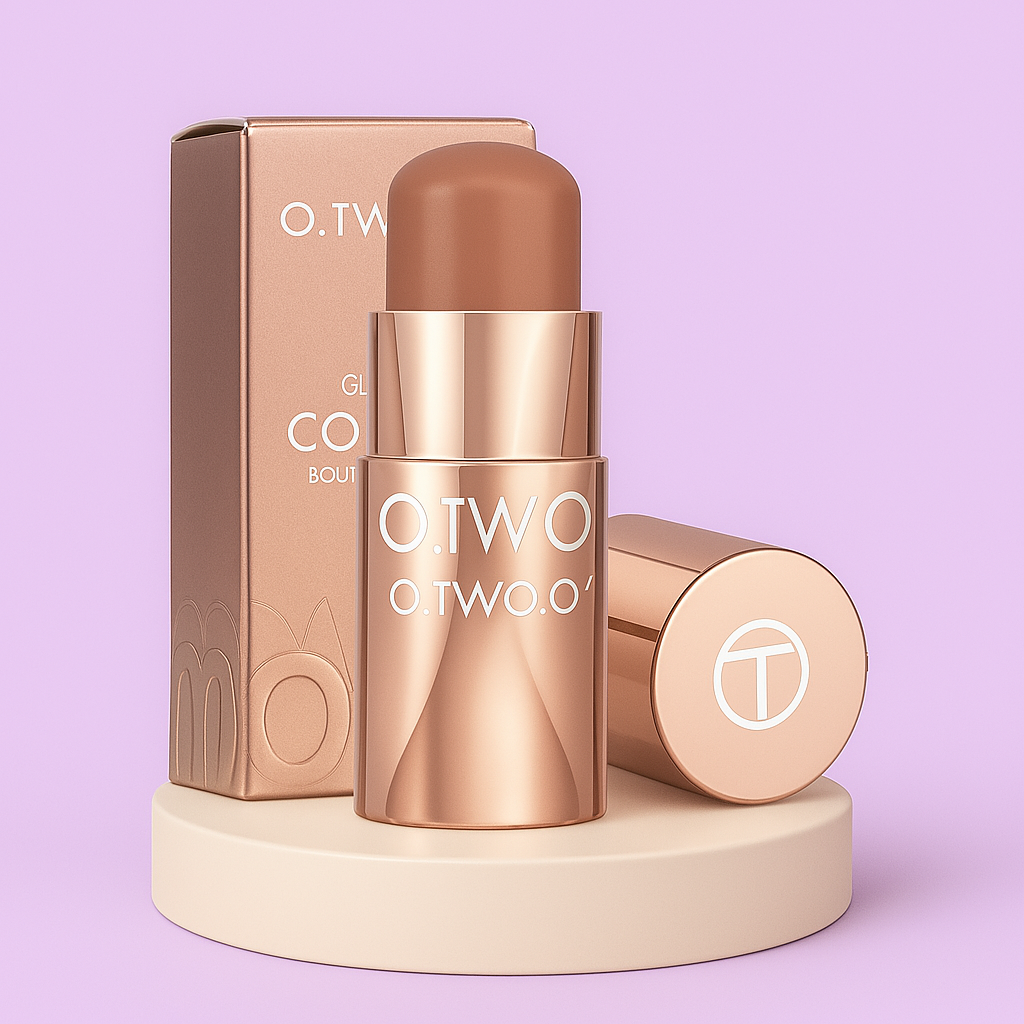 Batom Matte Lipstick 3 em 1 - Boca, Sombra e Blush