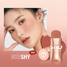 Batom Matte Lipstick 3 em 1 - Boca, Sombra e Blush