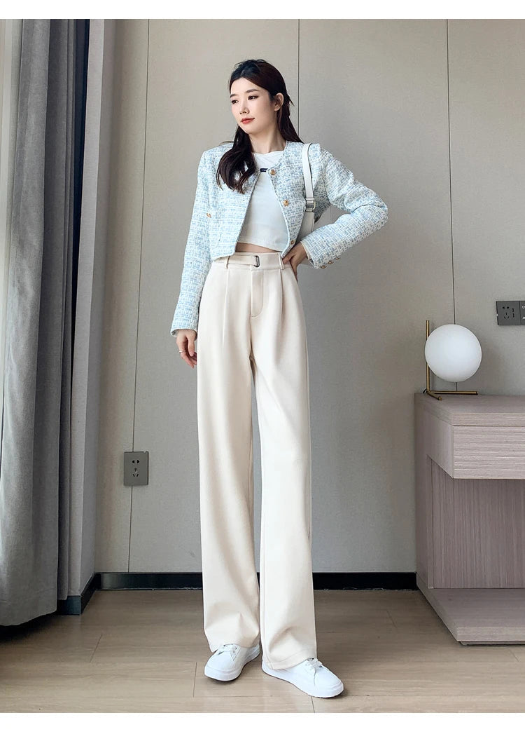 CALÇA CASUAL DE LÃ