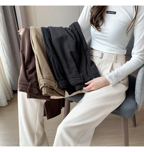 CALÇA CASUAL DE LÃ