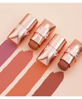 Batom Matte Lipstick 3 em 1 - Boca, Sombra e Blush