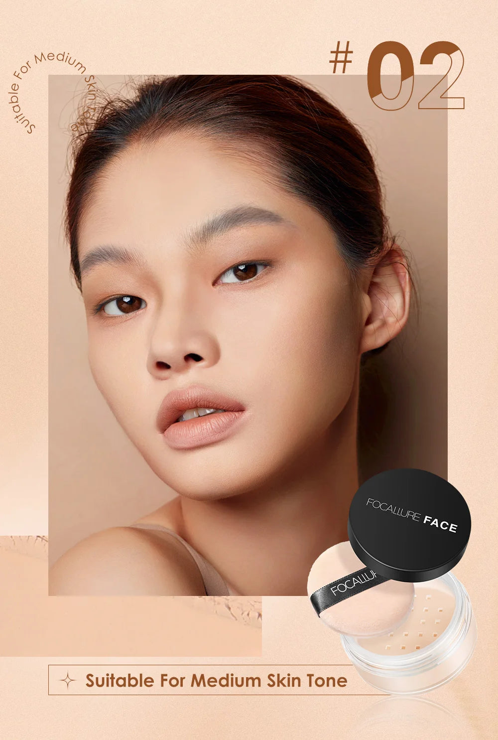 Pó Facial Focallure [Super matte]