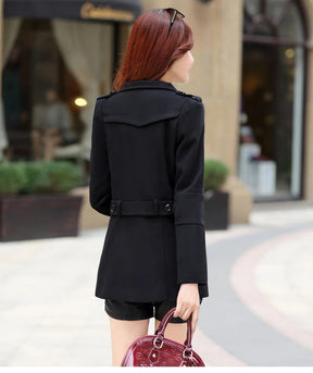 CASACO FEMININO DE LÃ SLIM